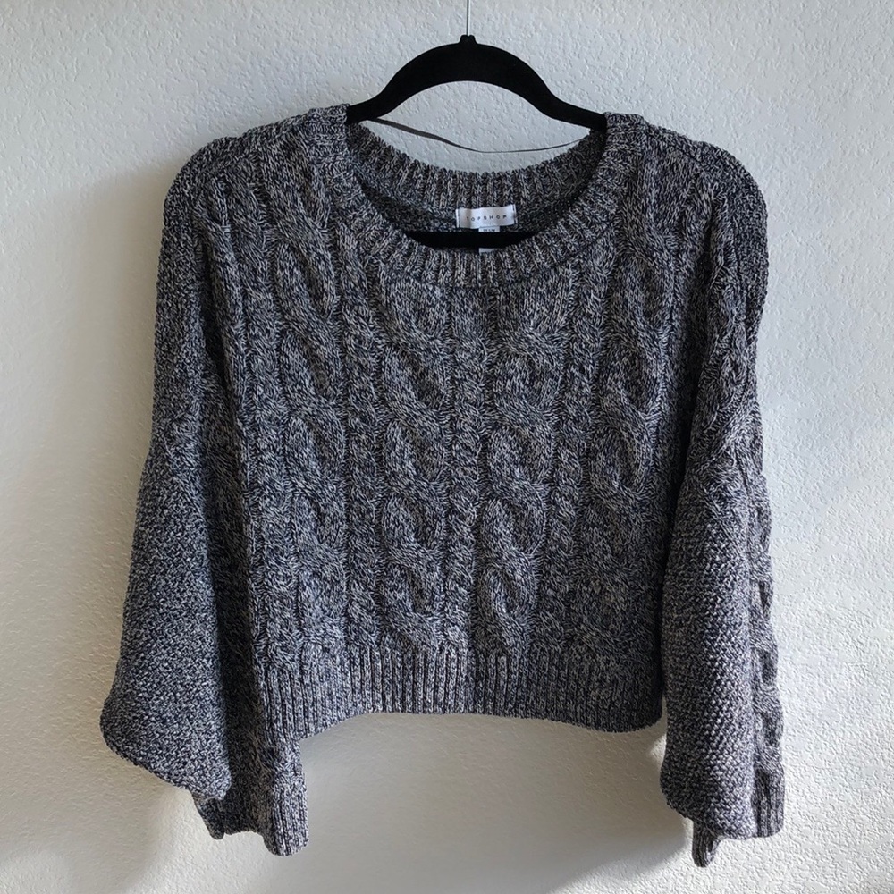 Topshop Cropped Sweater, Sz 4 to Sz 6
